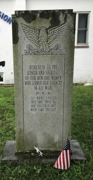 AMERICAN LEGION POST 298 VETERANS MEMORIAL
