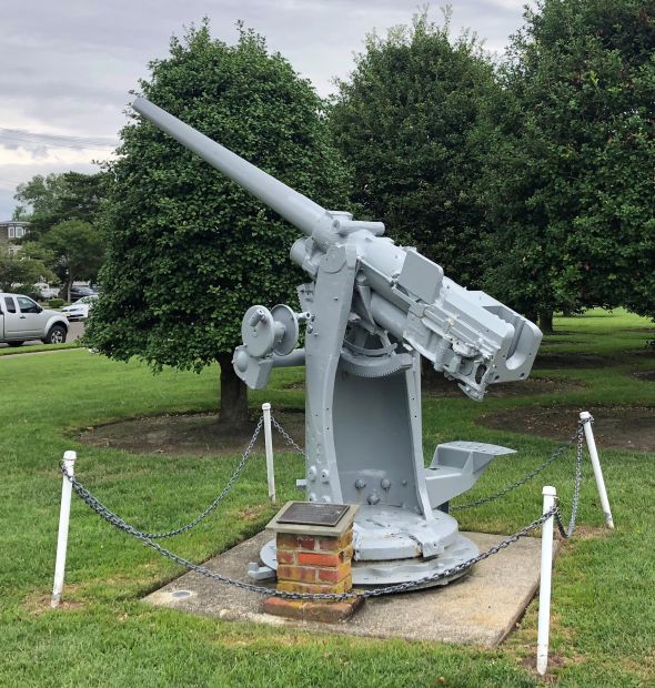 OCEAN CITY U.S.S. ARIZONA WAR MEMORIAL GUN