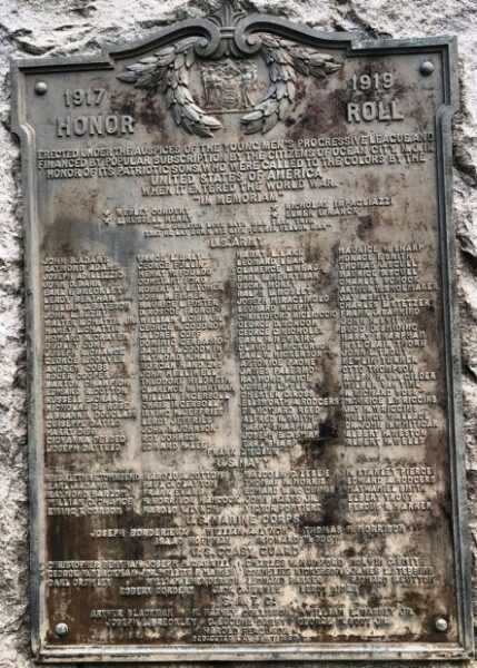 OCEAN CITY WAR MEMORIAL PLAQUE B