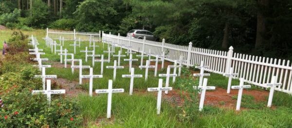 MEMORIAL FIELD RIGHT SIDE CROSSES
