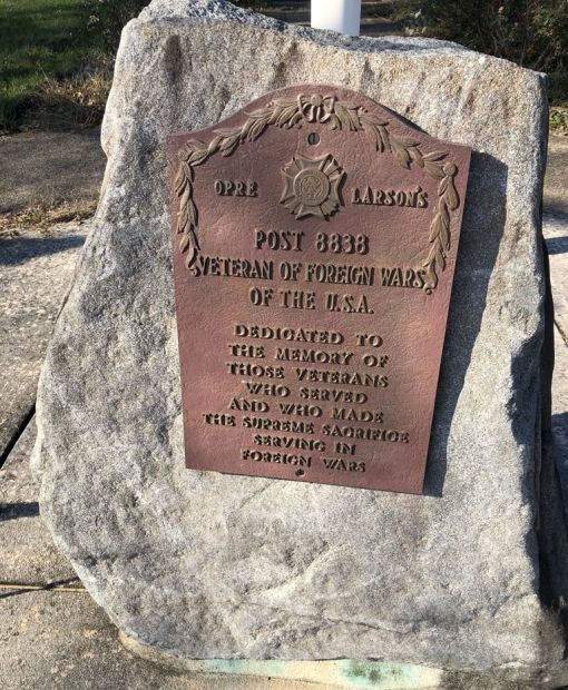 OPRE LARSON’S POST 8838 SUPREME SACRIFICE WAR MEMORIAL
