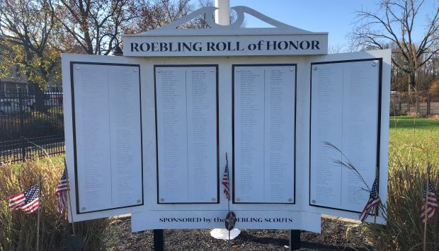 ROEBLING ROLL OF HONOR MEMORIAL