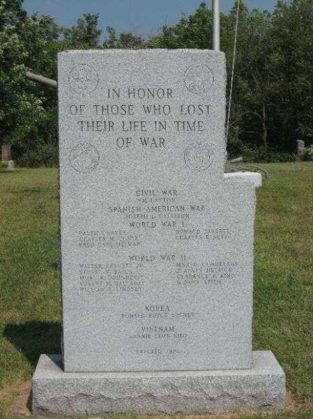 OAKLAWN CEMETERY VETERANS MEMORIAL