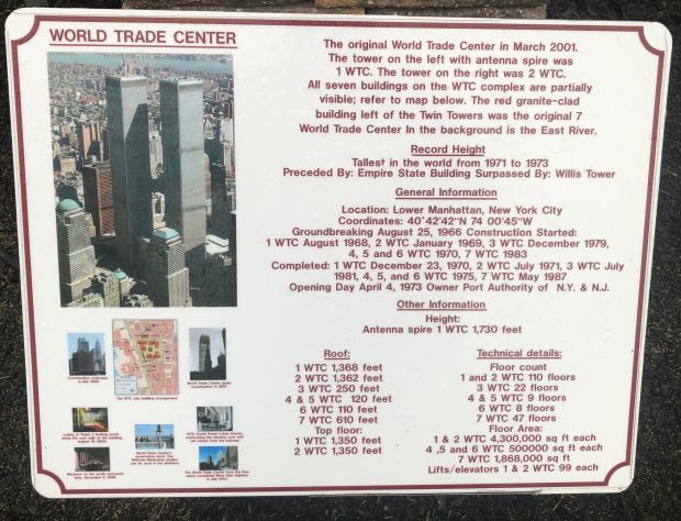 HAMMONTON WORLD TRADE CENTER MEMORIAL PLAQUE C