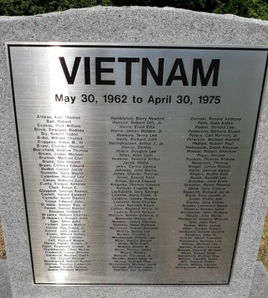 LUCAS COUNTY VIETNAM VETERANS MEMORIAL