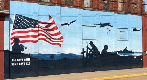ALL GAVE SOME SOME GAVE ALL MEMORIAL MURAL