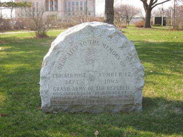 CROCKER POST NO. 12 G.A.R. MEMORIAL