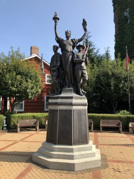 TORONTO’S SOLDIERS AND SAILORS MONUMENT CLOSEUP