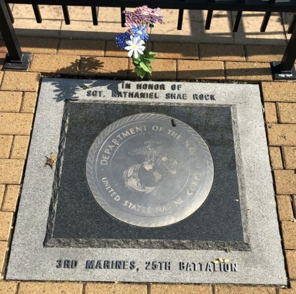 IN HONOR OF SGT NATHANIEL SHAE ROCK MEMORIAL