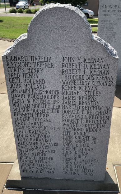 VILLAGE OF STRATTON VETERANS MEMORIAL PARK STONE C