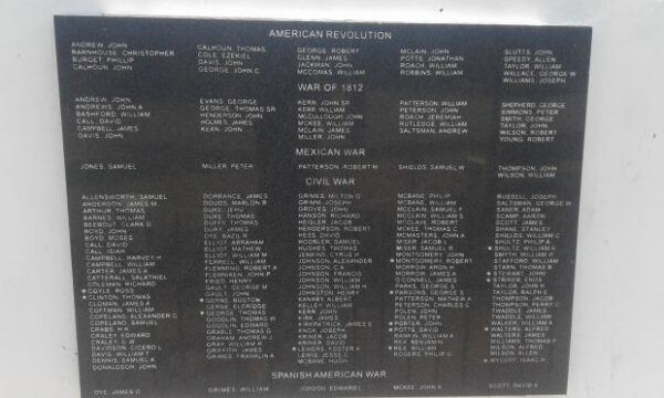 AMSTERDAM VETERANS MEMORIAL PLAQUE A