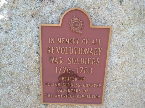IN MEMORY OF ALL REVOLUTIONARY WAR SOLDIERS MEMORIAL