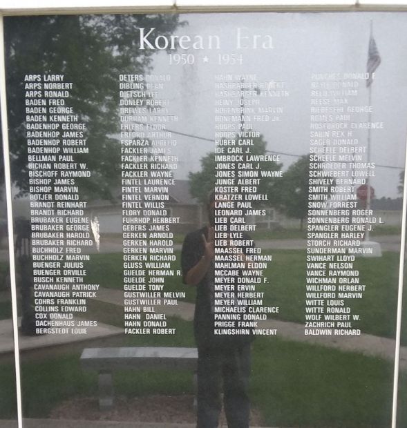 A TRIBUTE TO OUR MILITARY WAR MEMORIAL PLAQUE C