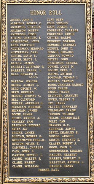 LOCKLAND WORLD WAR MEMORIAL PLAQUE B