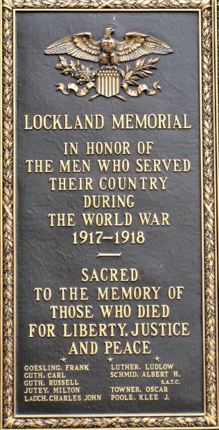 LOCKLAND WORLD WAR MEMORIAL PLAQUE A