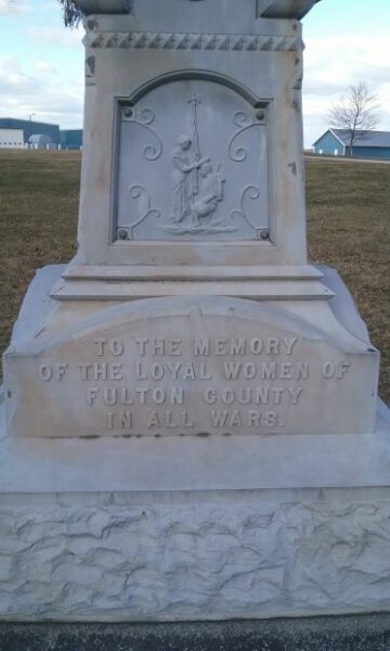 WOMEN OF FULTON COUNTY ALL WARS MEMORIAL STONE A