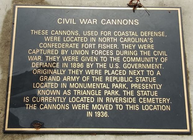 BISHOP POST NO 22 G.A.R. CIVIL WAR CANNON MEMORIAL PLAQUE