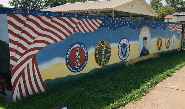 AMERICAN LEGION POST 70 VETERANS MEMORIAL MURAL
