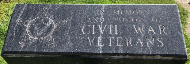 WELLSVILLE CIVIL WAR VETERANS MEMORIAL TABLET