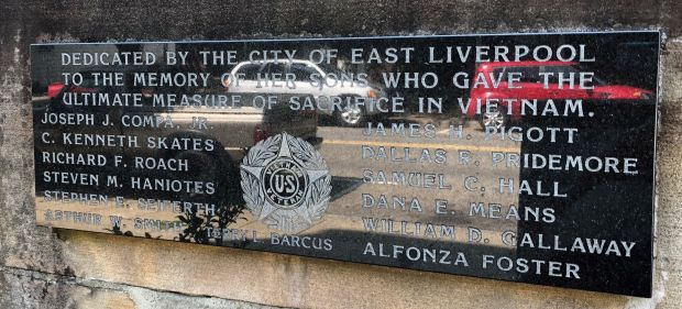 CITY OF EAST LIVERPOOL VIETNAM WAR ULTIMATE SACRIFICE MEMORIAL
