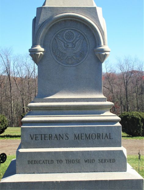 WESTVIEW CEMETERY VETERAN’S MEMORIAL DEDICATION STONE