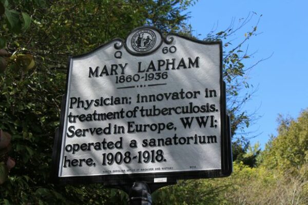 MARY LAPHAM WAR MEMORIAL MARKER