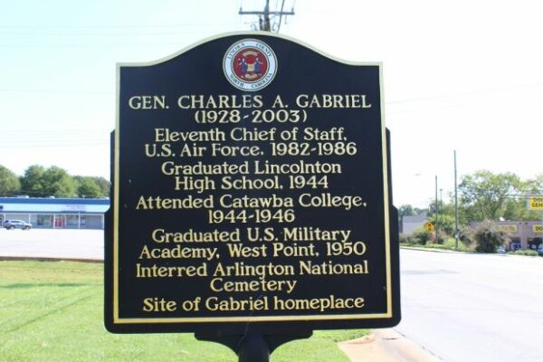GEN. CHARLES A. GABRIEL WAR MEMORIAL MARKER