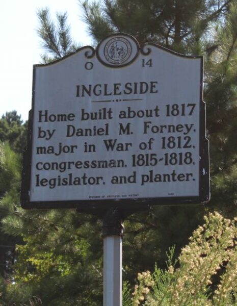 INGLESIDE MEMORIAL MARKER