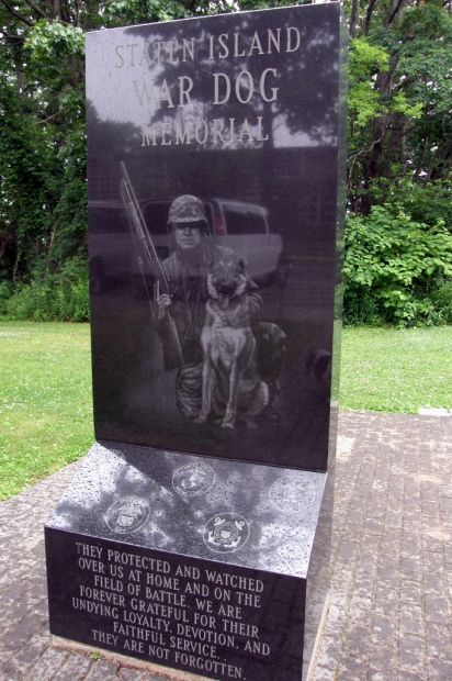 STATEN ISLAND WAR DOG MEMORIAL FRONT