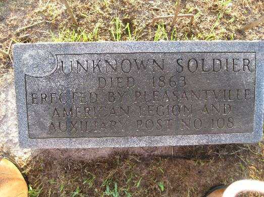 PLEASANTVILLE AMERICAN LEGION UNKNOWN SOLDIER MEMORIAL