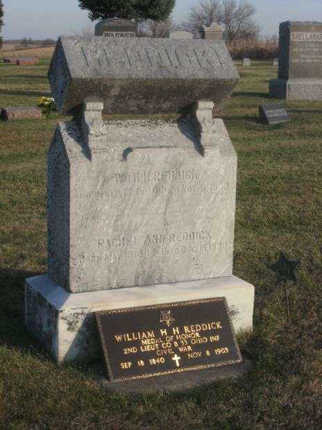 2ND LIEUT. WILLIAM H.H. REDDICK MEDAL OF HONOR GRAVESTONE
