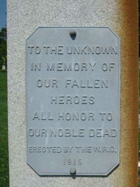 MT. VERNON FALLEN HEROES MEMORIAL PLAQUE