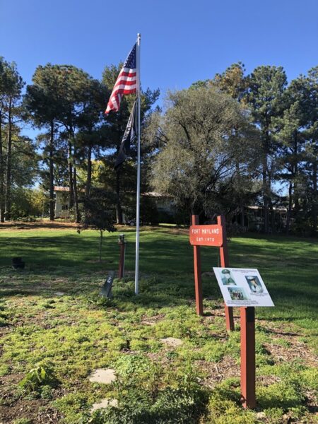 SGT. CLAUDE REEDY AND PVT. JAMES “PETE” MCKENZIE MEMORIAL FLAGPOLE
