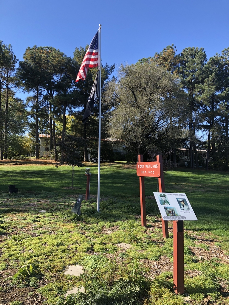 SGT. CLAUDE REEDY AND PVT. JAMES “PETE” MCKENZIE MEMORIAL FLAGPOLE