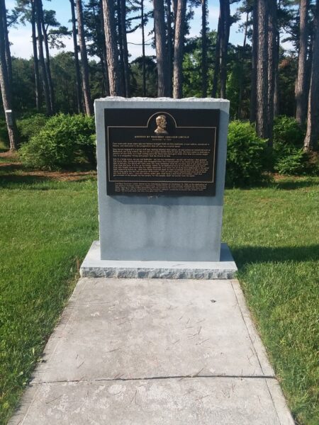 SOUTHWEST VIRGINIA VETERANS CEMETERY ADDRESS BY PRESIDENT ABRAHAM LINCOLN MEMORIAL