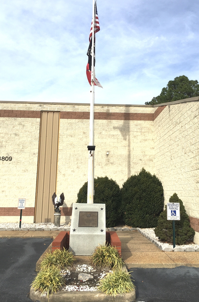 VFW POST 4809 SUPREME SACRIFICE WAR MEMORIAL FLAGPOLE