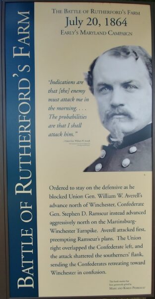 THE BATTLE OF RUTHERFORD’S FARM WAR MEMORIAL PLAQUE
