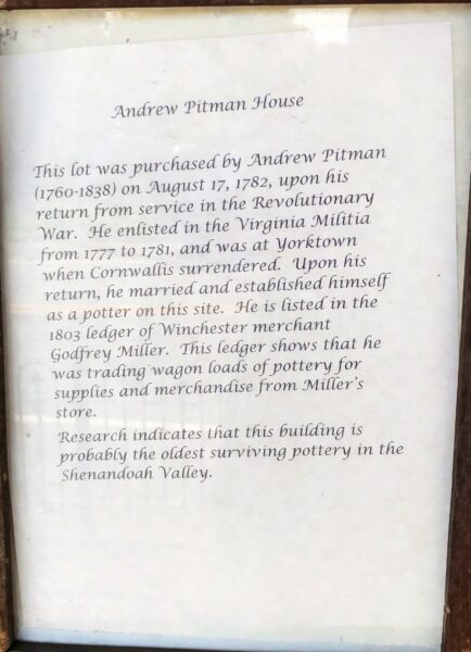 ANDREW PITMAN HOUSE REVOLUTIONARY WAR MEMORIAL PLAQUE