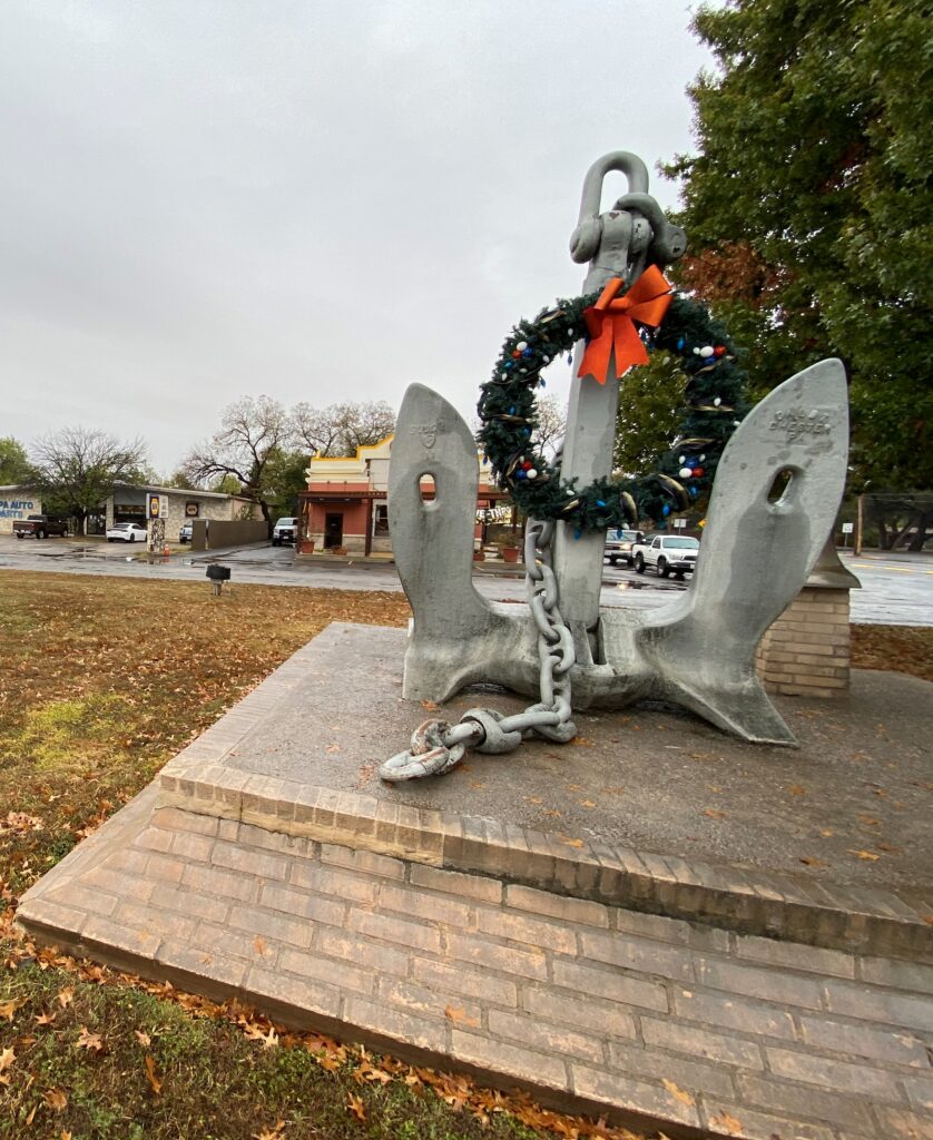 USS UVALDE WAR MEMORIAL ANCHOR
