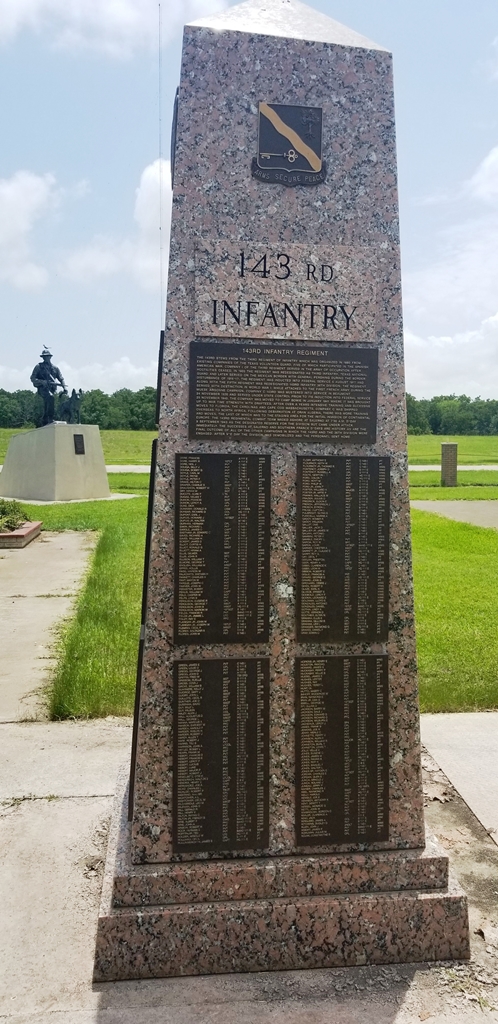 143RD INFANTRY REGIMENT WAR MEMORIAL