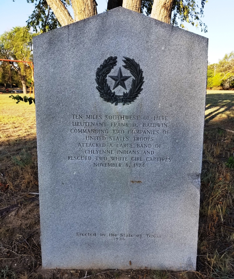 LIEUTENANT FRANK D. BALDWIN MEMORIAL STONE