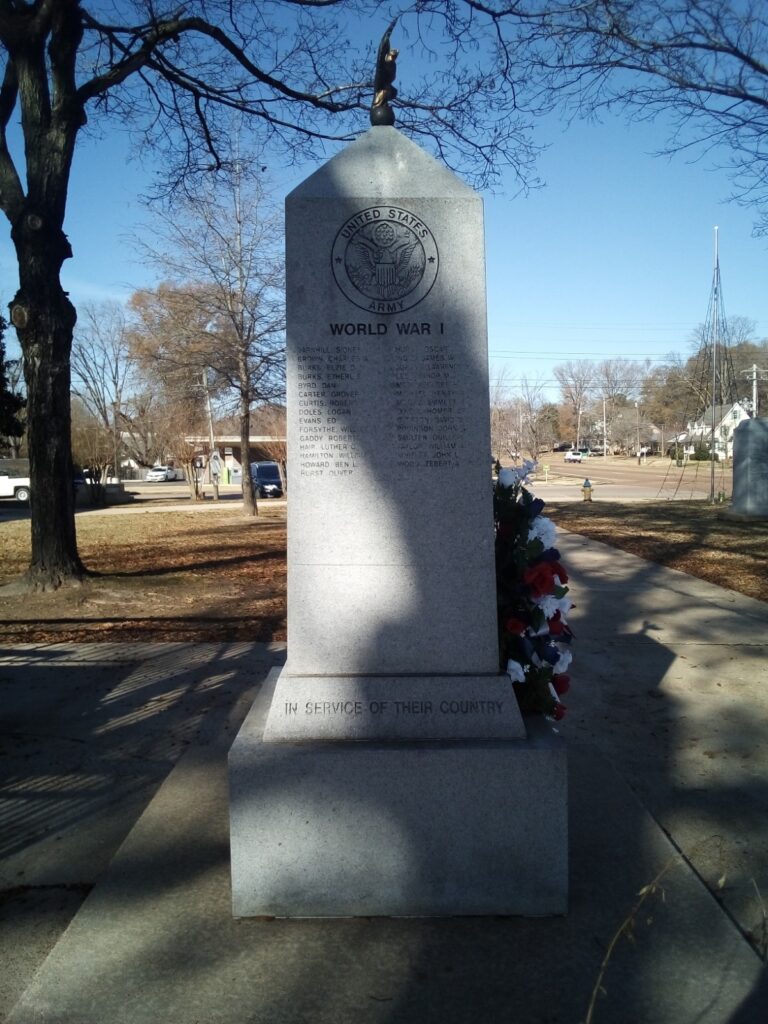 MCNAIRY CO. SUPREME SACRIFICE WAR MEMORIAL SIDE B