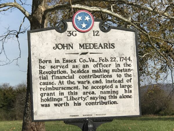 JOHN MEDEARIS REVOLUTIONARY WAR MEMORIAL MARKER