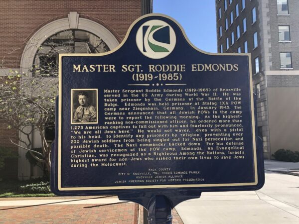 MASTER SGT. RODDIE EDMONDS WAR MEMORIAL MARKER