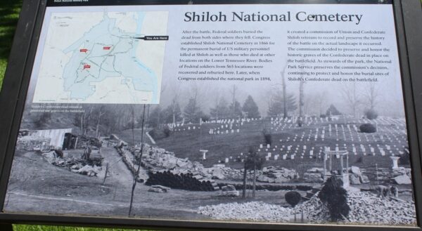 SHILOH NATIONAL CEMETERY WAR MEMORIAL PANEL