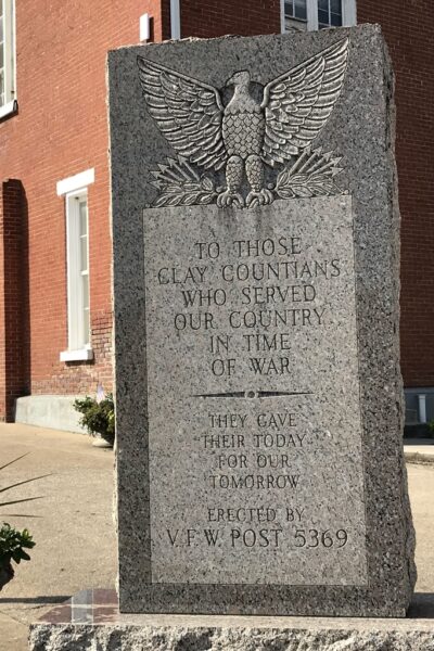 CLAY COUNTIANS WAR MEMORIAL