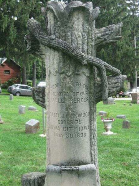 SAM’L J. KIRKWOOD CORPS 78 CIVIL WAR MEMORIAL TREE