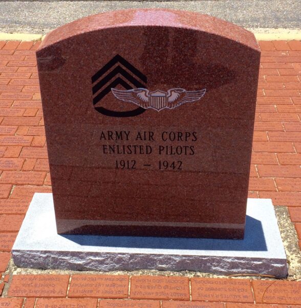 MONTGOMERY ARMY AIR CORPS ENLISTED PILOTS WAR MEMORIAL