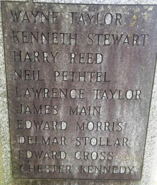 CHURCH DISTRICT SECOND WORLD WAR MEMORIAL STONE B