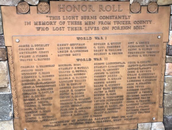 WE ARE FREE BECAUSE YOU WERE BRAVE! MEMORIAL PLAQUE A